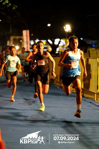 Race photo from KBP City Run 2024
