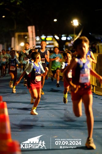 Race photo from KBP City Run 2024