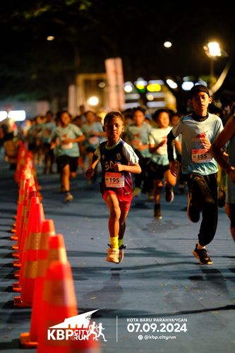 Race photo from KBP City Run 2024
