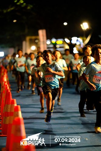 Race photo from KBP City Run 2024