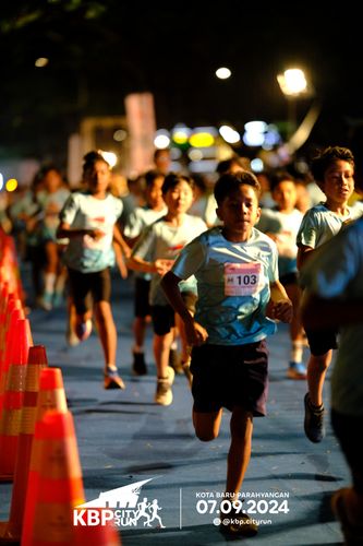Race photo from KBP City Run 2024