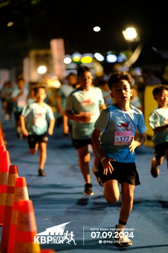 Race photo from KBP City Run 2024