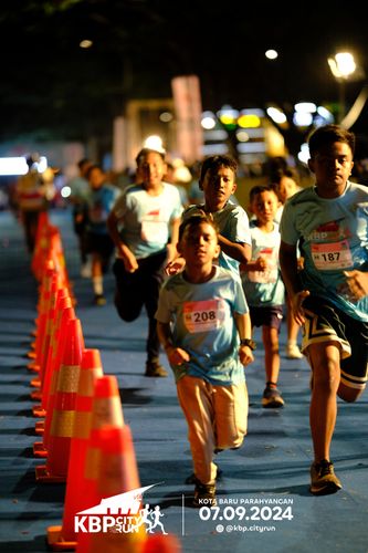 Race photo from KBP City Run 2024
