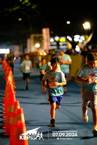 Race photo from KBP City Run 2024