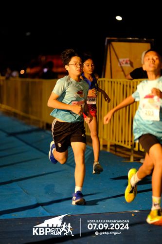 Race photo from KBP City Run 2024