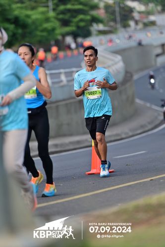 Race photo from KBP City Run 2024