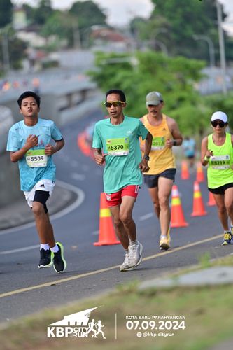 Race photo from KBP City Run 2024