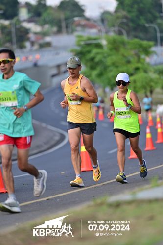 Race photo from KBP City Run 2024