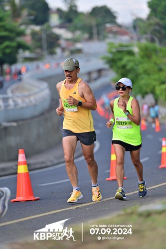 Race photo from KBP City Run 2024