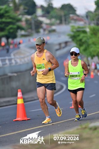 Race photo from KBP City Run 2024
