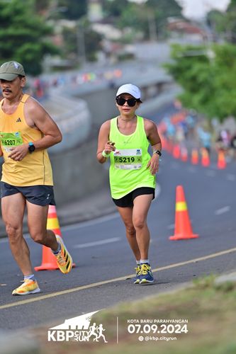 Race photo from KBP City Run 2024