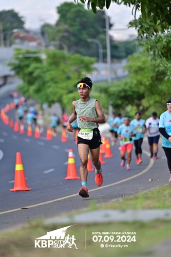 Race photo from KBP City Run 2024
