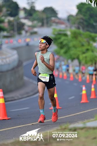 Race photo from KBP City Run 2024