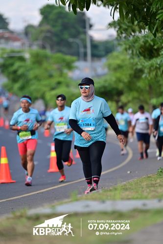 Race photo from KBP City Run 2024