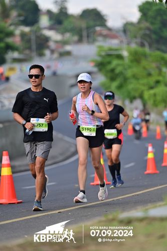 Race photo from KBP City Run 2024