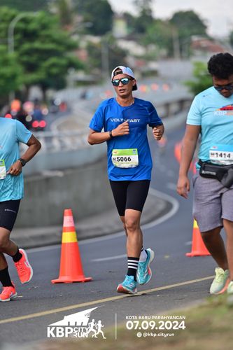 Race photo from KBP City Run 2024