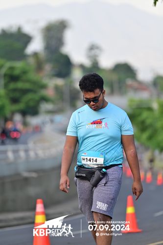 Race photo from KBP City Run 2024