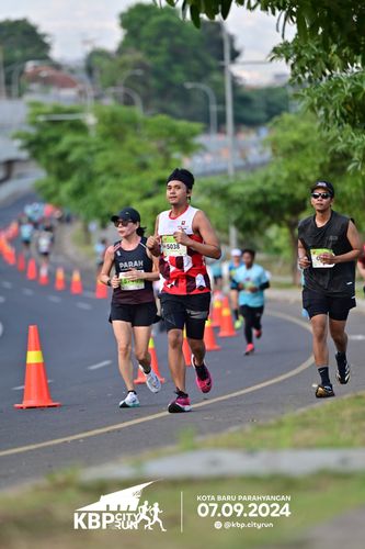 Race photo from KBP City Run 2024