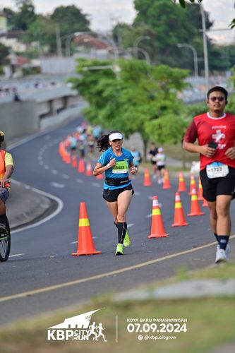 Race photo from KBP City Run 2024