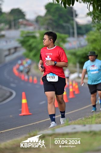 Race photo from KBP City Run 2024