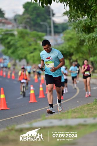 Race photo from KBP City Run 2024
