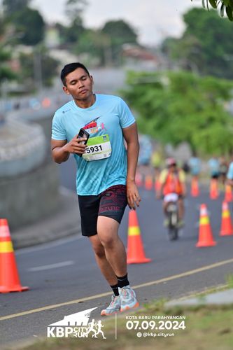 Race photo from KBP City Run 2024