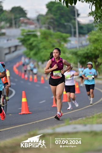 Race photo from KBP City Run 2024