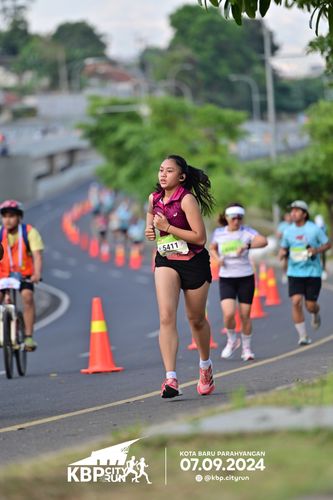 Race photo from KBP City Run 2024