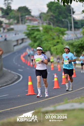 Race photo from KBP City Run 2024