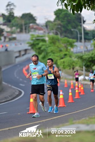 Race photo from KBP City Run 2024