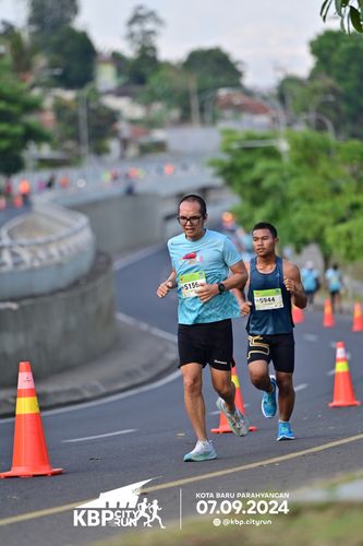 Race photo from KBP City Run 2024