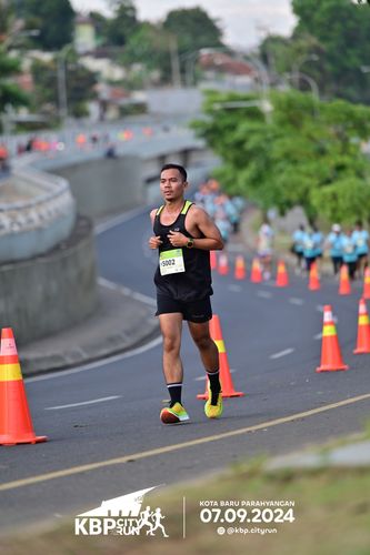 Race photo from KBP City Run 2024
