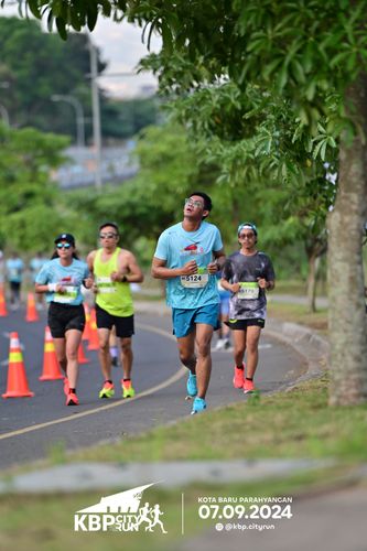 Race photo from KBP City Run 2024