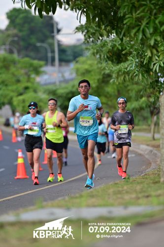 Race photo from KBP City Run 2024