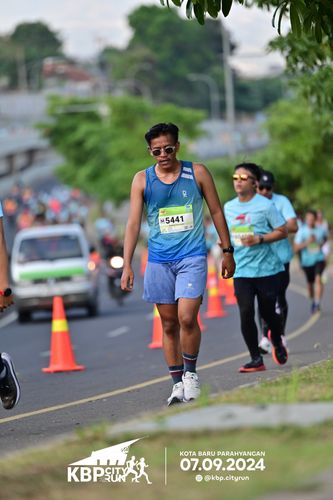 Race photo from KBP City Run 2024