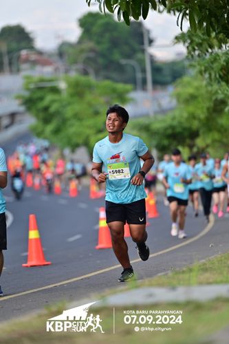 Race photo from KBP City Run 2024