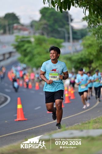 Race photo from KBP City Run 2024