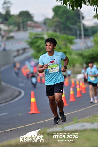 Race photo from KBP City Run 2024