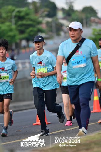 Race photo from KBP City Run 2024