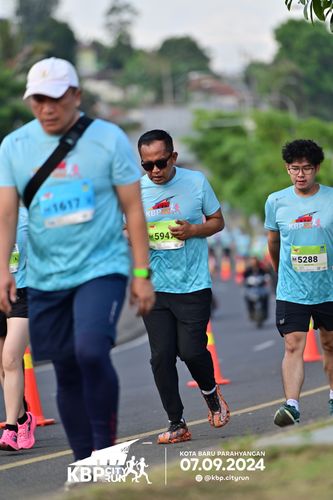 Race photo from KBP City Run 2024
