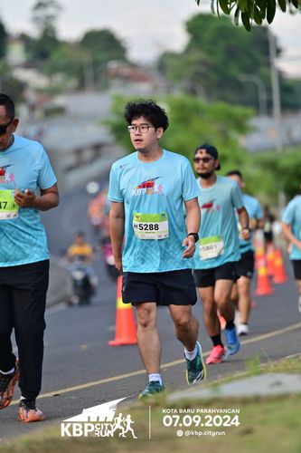 Race photo from KBP City Run 2024