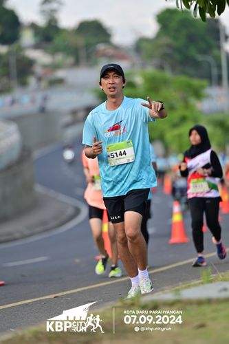 Race photo from KBP City Run 2024