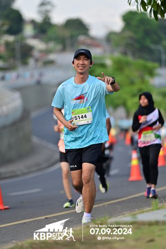 Race photo from KBP City Run 2024