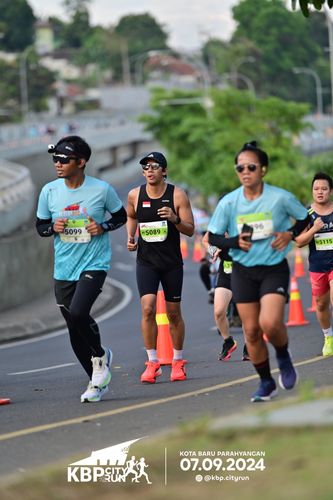 Race photo from KBP City Run 2024