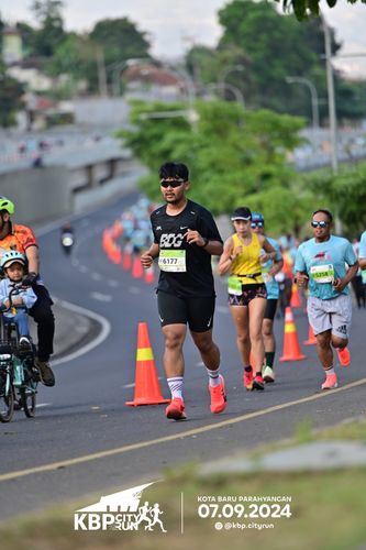 Race photo from KBP City Run 2024