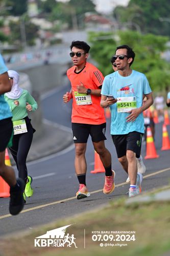 Race photo from KBP City Run 2024