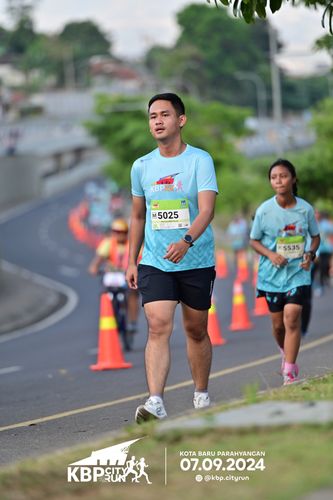 Race photo from KBP City Run 2024