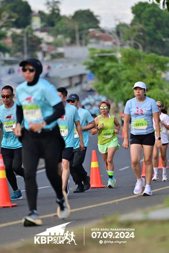 Race photo from KBP City Run 2024