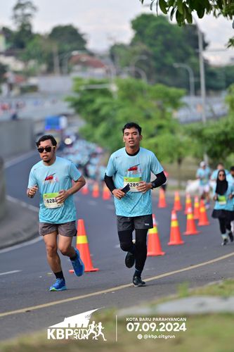 Race photo from KBP City Run 2024