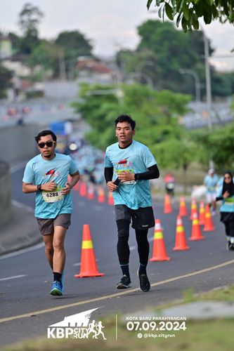 Race photo from KBP City Run 2024
